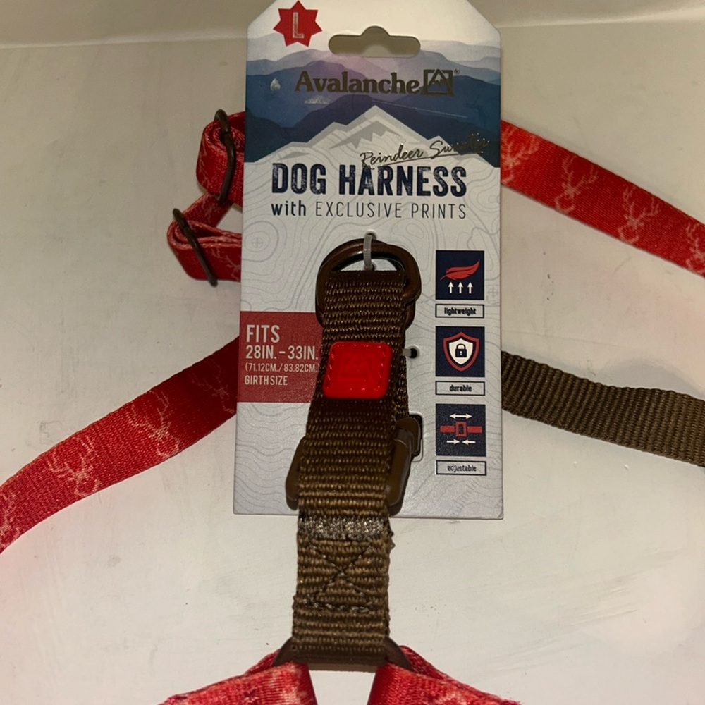 Dog Harness with exclusive print Avalanche large 28”-33” new